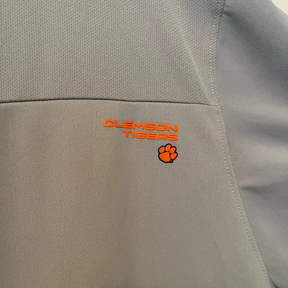 Nike Clemson Tigers 2021 Sideline Football Coaches Performance Top - Picture 4 of 16
